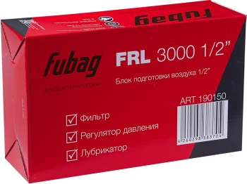 Блок подготовки для пневмоинструмента Fubag FRL 3000