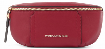 Сумка на пояс женская Piquadro Circle CA6213W92/R6 красный натур.кожа