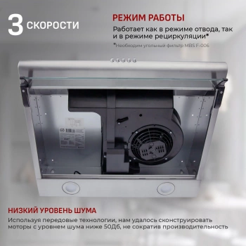 Вытяжка козырьковая MBS Velezia 150