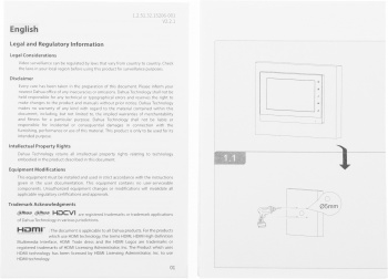 Видеодомофон Dahua DHI-VTH1550CH-S2