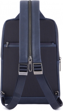 Рюкзак слинг мужской Piquadro Rhino CA6247W118/BLU синий кожа