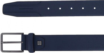 Ремень мужской Piquadro Rhino CU6279W118/BLU 125х3.5см синий натур.кожа