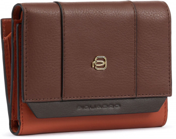 Кошелек женский Piquadro Circle PD5216W92R/MAR коричневый натур.кожа