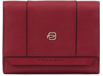 Кошелек женский Piquadro Circle PD5216W92R/R6 красный натур.кожа