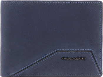 Кошелек мужской Piquadro Rhino PU257W118R/BLU синий натур.кожа