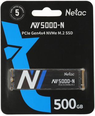 Накопитель SSD Netac PCIe 4.0 x4 500GB NT01NV5000N-500-E4X