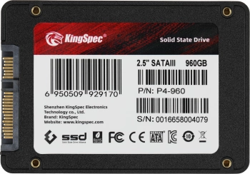 Накопитель SSD Kingspec SATA-III 960GB P4-960