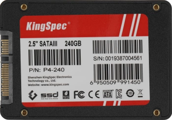 Накопитель SSD Kingspec SATA-III 240GB P4-240