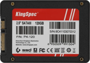 Накопитель SSD Kingspec SATA-III 120GB P4-120