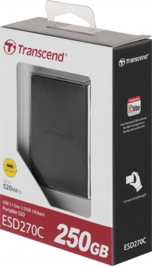 Накопитель SSD Transcend USB-C 250Gb TS250GESD270C