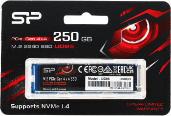 Накопитель SSD Silicon Power PCIe 4.0 x4 250GB SP250GBP44UD8505