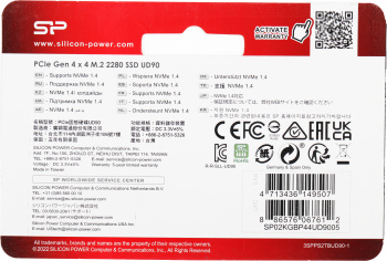Накопитель SSD Silicon Power PCIe 4.0 x4 2TB SP02KGBP44UD9005