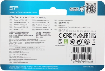 Накопитель SSD Silicon Power PCIe 3.0 x4 2TB SP002TBP34A60M28