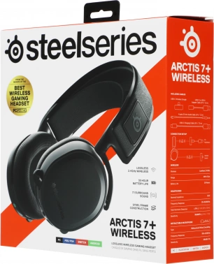 Наушники с микрофоном Steelseries Arctis 7+