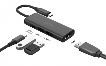 Разветвитель USB-C A4Tech DST-40C