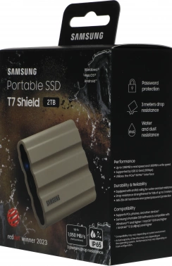 Накопитель SSD Samsung Original USB-C 2Tb MU-PE2T0K/WW Shield