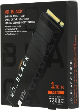 Накопитель SSD WD PCIe 4.0 x4 1TB WDS100T2XHE