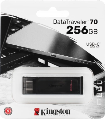 Флеш Диск Kingston 256GB DataTraveler 70 Type-C DT70/256GB