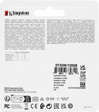 Флеш Диск Kingston 128Gb DataTraveler Exodia Onyx DTXON/128GB