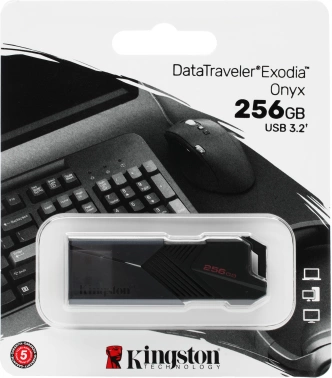 Флеш Диск Kingston 256Gb DataTraveler Exodia Onyx DTXON/256GB