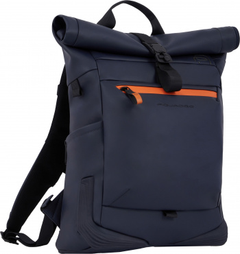 Рюкзак Piquadro Corner 2.0 CA6291C2OW/BLU роллтоп синий полиуретан/полиэстер