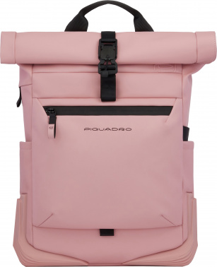 Рюкзак Piquadro Corner 2.0 CA6291C2OW/RO роллтоп розовый полиуретан/полиэстер