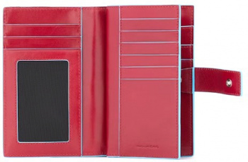 Портмоне Piquadro Blue Square PD1353B2R/R красный натур.кожа