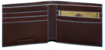 Кошелек мужской Piquadro Blue Square PU3891B2R/MO коричневый натур.кожа
