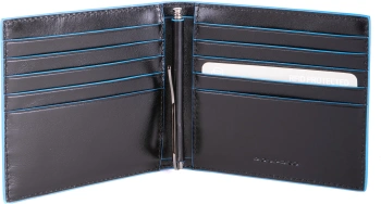 Кошелек мужской Piquadro Blue Square PU1666B2R/N черный натур.кожа