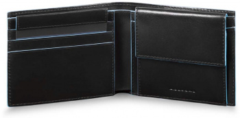 Кошелек мужской Piquadro Blue Square PU4188B2R/N черный натур.кожа