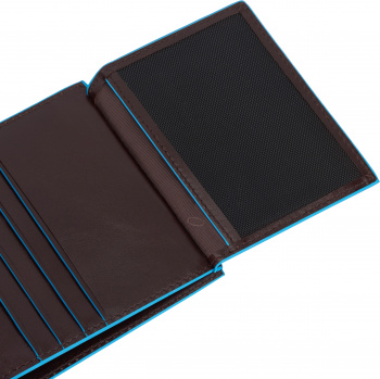 Портмоне Piquadro Blue Square PU5964B2R/MO коричневый натур.кожа