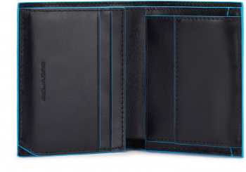 Портмоне Piquadro Blue Square PU5964B2R/N черный натур.кожа