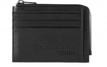 Чехол для кредитных карт Piquadro Urban PP4822UB00R/N черный натур.кожа