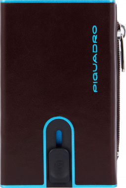 Чехол для кредитных карт Piquadro Blue Square PP5585B2BLR/MO коричневый натур.кожа