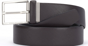 Ремень мужской Piquadro CU5922C86/NTM 125х3.5см черный/коричневый натур.кожа