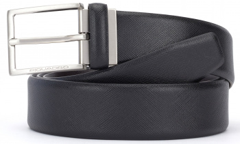 Ремень мужской Piquadro CU5922C86/NTM 125х3.5см черный/коричневый натур.кожа