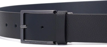 Ремень мужской Piquadro Modus Special CU5928MOS/NBLU 125х3.5см черный/синий натур.кожа