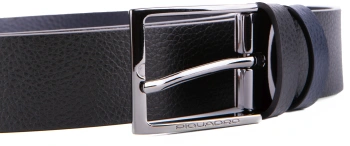 Ремень мужской Piquadro Modus Special CU5928MOS/NBLU 125х3.5см черный/синий натур.кожа