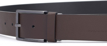 Ремень мужской Piquadro Modus Special CU5928MOS/NM 125х3.5см черный/коричневый натур.кожа