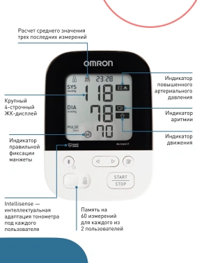 Тонометр автоматический Omron  M4 Intelli IT