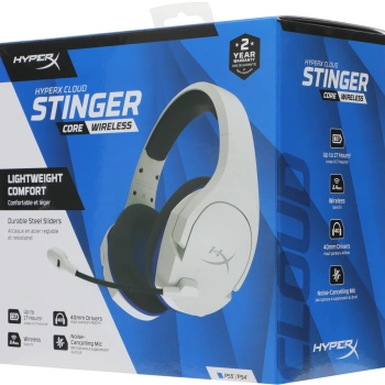 Наушники с микрофоном HyperX Stinger Core Wireless PS5 (CS002-WA)
