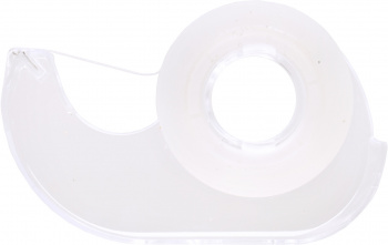 Клейкая лента двухсторонняя Silwerhof прозрачная шир.12мм дл.12.7м полипропилен на диспенсере