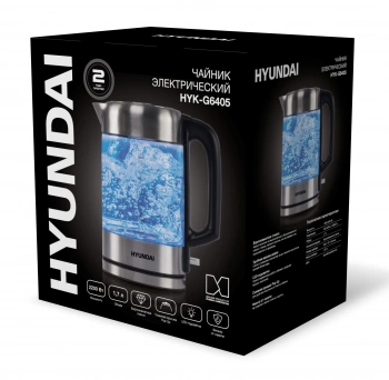 Чайник электрический Hyundai HYK-G6405