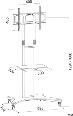 Стойка для телевизора Cactus CS-ST31