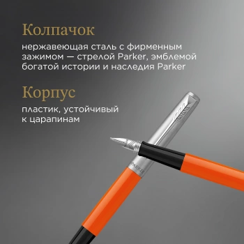 Ручка перьев. Parker Jotter Originals F60