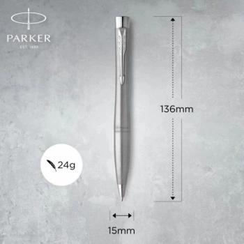 Ручка шариков. Parker Urban Core (2150860) Metro Metallic CT M черн. черн. подар.кор.европод.