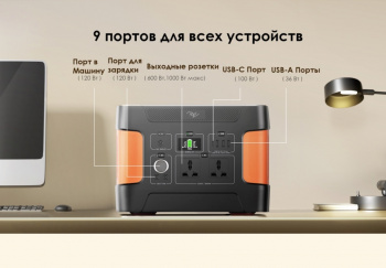 Мобильный аккумулятор Itel  Solar Generator 600(ISG-65)