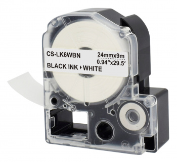 Картридж ленточный Cactus CS-LK6WBN