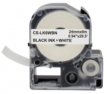 Картридж ленточный Cactus CS-LK6WBN