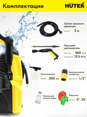 Минимойка Huter M M1650-HP